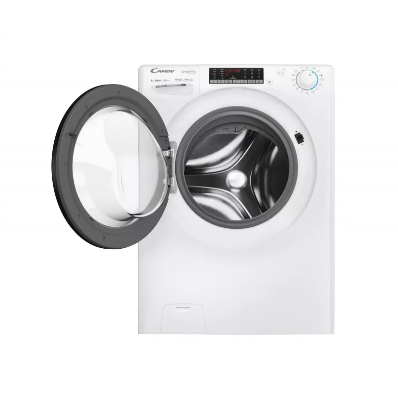 Candy Smart Pro Inverter CSO486TWMB6/1-S skalbimo mašina su priekiniu įkrovimu 8 kg 1400 aps./min Balta