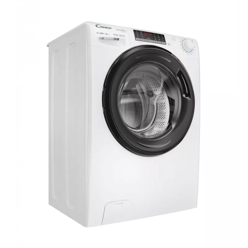 Candy Smart Pro Inverter CSO486TWMB6/1-S skalbimo mašina su priekiniu įkrovimu 8 kg 1400 aps./min Balta