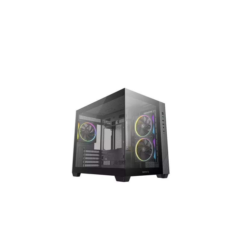 DeepCool CG330 3F korpusas, vidutinio bokšto tipo, juodas