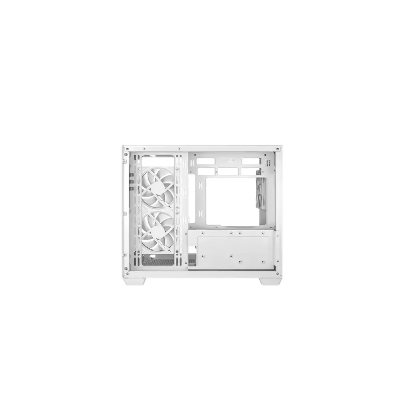 PC korpusas DeepCool CG330 3F White — vidutinio bokšto ATX korpusas, baltas