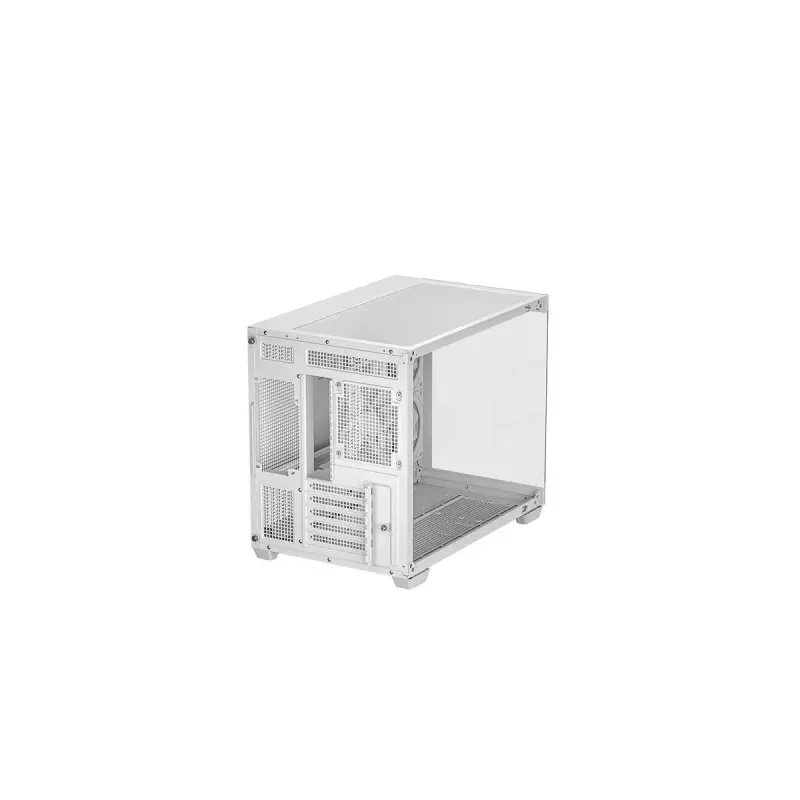 PC korpusas DeepCool CG330 3F White — vidutinio bokšto ATX korpusas, baltas