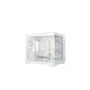PC korpusas DeepCool CG330 3F White — vidutinio bokšto ATX korpusas, baltas