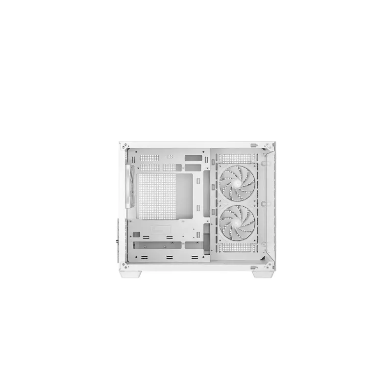 PC korpusas DeepCool CG330 3F White — vidutinio bokšto ATX korpusas, baltas