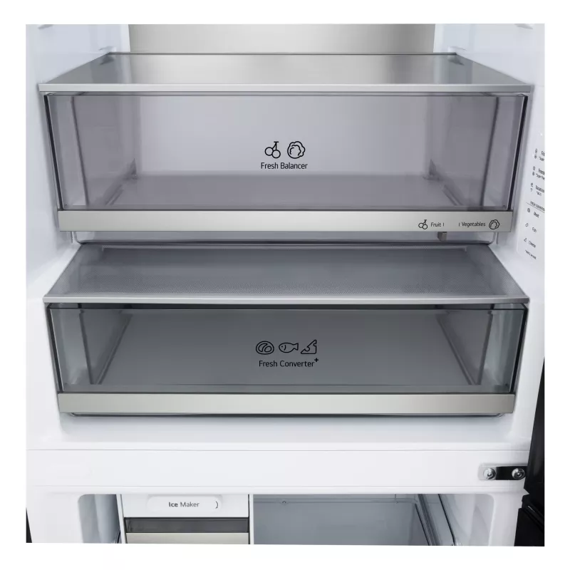 LG GBBW726CEV Laisvai pastatomas 465 L Juodas