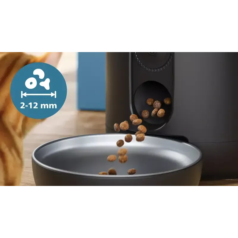 Automatinis gyvūnų šėryklos „Philips 5000 series PAW5320/02“ su kamera, 4,5 l maisto ir vandens talpa, plastikinis korpusas, naudojimui patalpoje