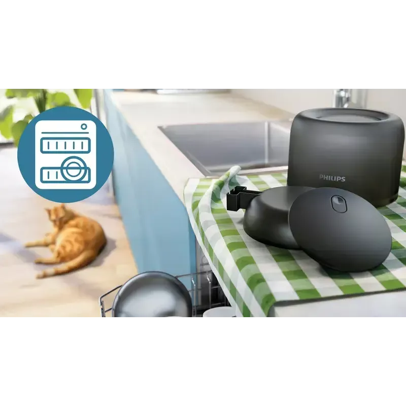 Automatinis gyvūnų šėryklos „Philips 5000 series PAW5320/02“ su kamera, 4,5 l maisto ir vandens talpa, plastikinis korpusas, naudojimui patalpoje
