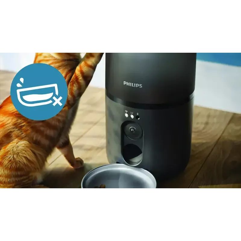 Automatinis gyvūnų šėryklos „Philips 5000 series PAW5320/02“ su kamera, 4,5 l maisto ir vandens talpa, plastikinis korpusas, naudojimui patalpoje