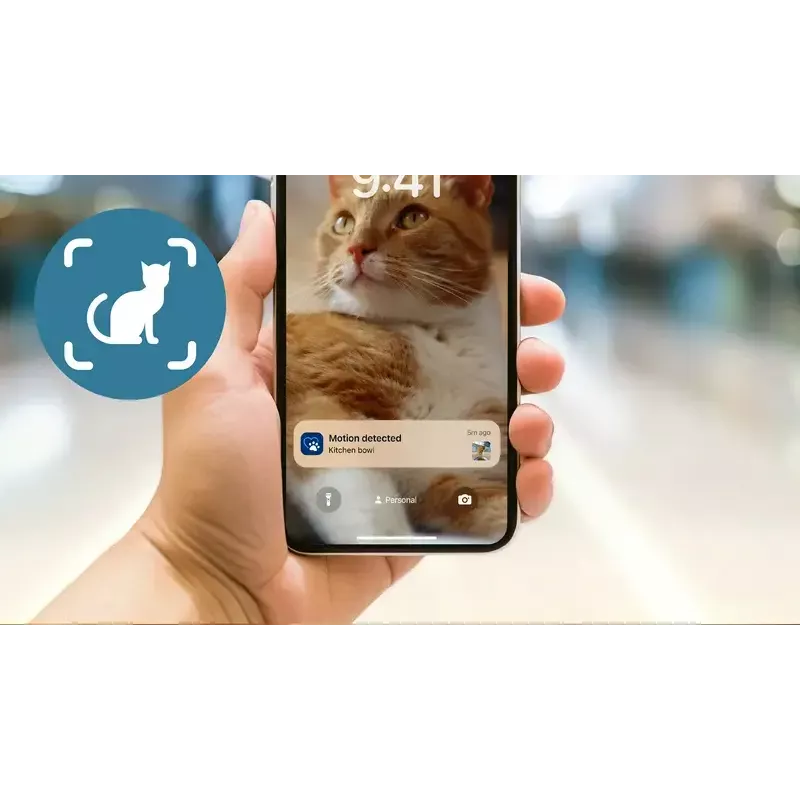 Automatinis gyvūnų šėryklos „Philips 5000 series PAW5320/02“ su kamera, 4,5 l maisto ir vandens talpa, plastikinis korpusas, naudojimui patalpoje