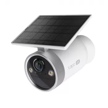 TP-Link Tapo Enhanced AI Solar Security Camera Ultra, belaidė, cilindrinė, Wi-Fi, lauko, 850 nm, 512 GB
