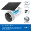 TP-Link Tapo Enhanced AI Solar Security Camera Ultra, belaidė, cilindrinė, Wi-Fi, lauko, 850 nm, 512 GB