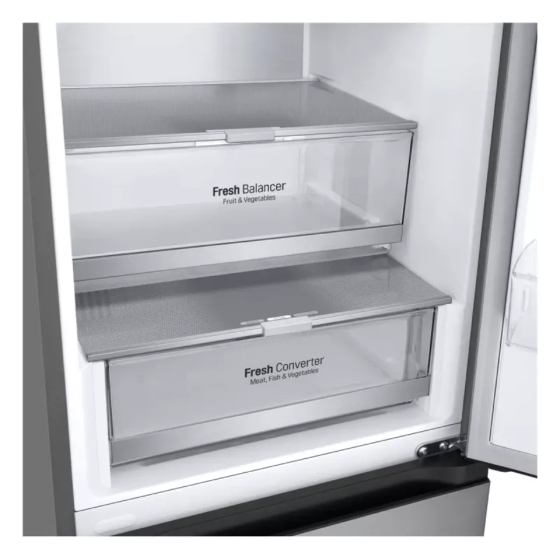 LG GBV7280CPY.APYQEUR šaldytuvas-šaldiklis Pastatomas 387 L Nerūdijantis plienas