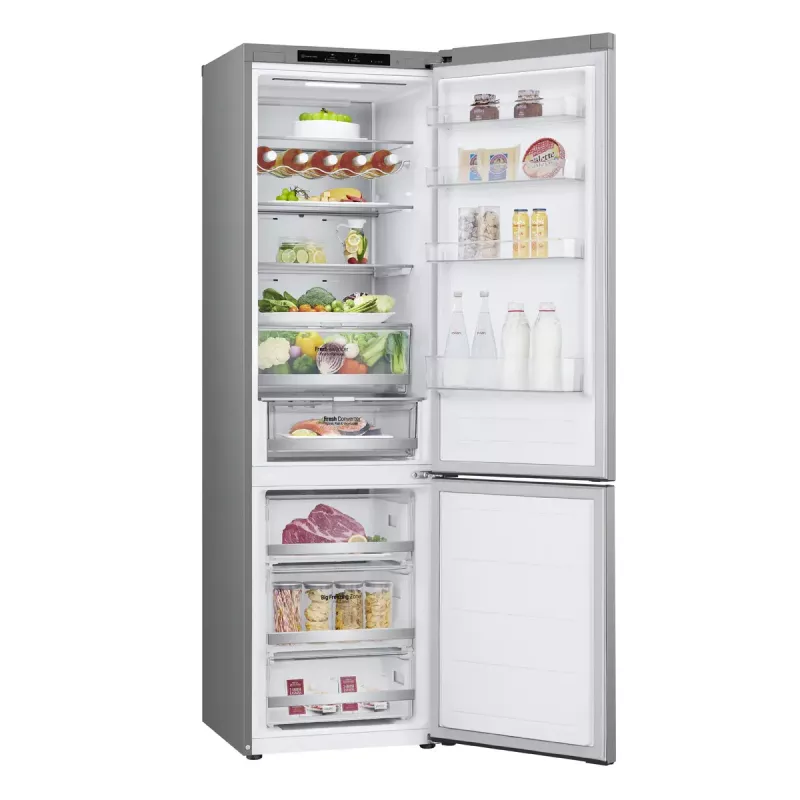 LG GBV7280CPY.APYQEUR šaldytuvas-šaldiklis Pastatomas 387 L Nerūdijantis plienas