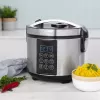 Multicooker Tristar RK-6132 — 1,5 L, 500 W, 7 automatinės programos, LCD, nerūdijantis plienas / juoda