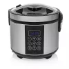 Multicooker Tristar RK-6132 — 1,5 L, 500 W, 7 automatinės programos, LCD, nerūdijantis plienas / juoda
