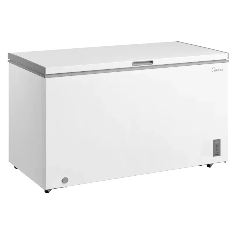 Šaldomoji dėžė Midea MDRC564FZE01 — laisvai pastatoma, 418 L naudingoji talpa, balta