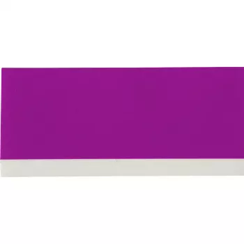Lipnus spausdintuvo etiketės „Brady M21-750-595-PL“ — vinilas, violetinė ant balto, 1,91 cm × 6,4 m