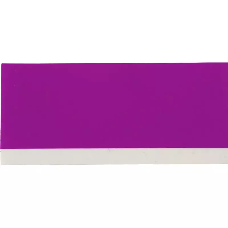 Lipnus spausdintuvo etiketės „Brady M21-750-595-PL“ — vinilas, violetinė ant balto, 1,91 cm × 6,4 m