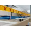Lipnios nepertraukiamos spausdintuvo etiketės Brady M21-750-414 — 1,9 cm aukščio, juoda ant balto