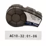 Lipnios nepertraukiamos spausdintuvo etiketės Brady M21-750-414 — 1,9 cm aukščio, juoda ant balto