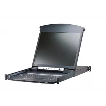ATEN KL1508AIN stovo pultas 48,3 cm (19 colių) 1280 x 1024 pikseliai metalinis juodas 1U