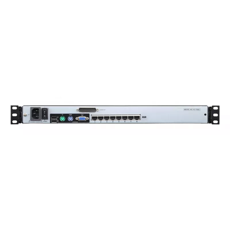 ATEN KL1508AM stovo konsolė 43,2 cm (17 colių) 1280 x 1024 pikseliai Metalas Juoda 1U