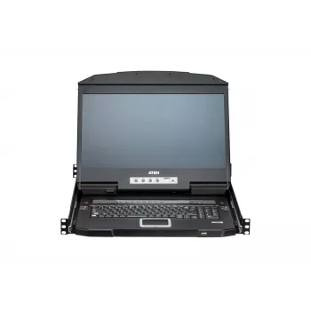 ATEN CL3884NW-ATA-EG stovo konsolė 47 cm (18.5 col.) Juoda
