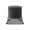 ATEN CL5716IM stovo konsolė 43,2 cm (17 colių) 1280 x 1024 pikseliai Metalo, Plastiko Juoda 1U