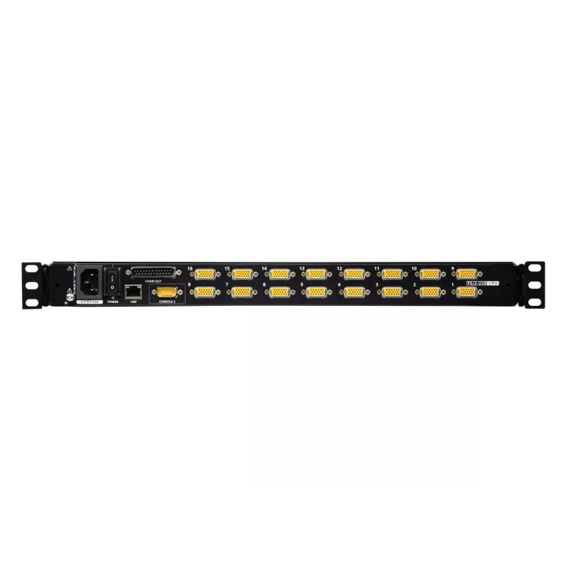 ATEN CL5716IN stovo konsolė 48,3 cm (19 colių) 1280 x 1024 pikseliai Metalas, Plastikas Juoda 1U