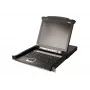 ATEN CL5716M stovo konsolė 43,2 cm (17 colių) 1280 x 1024 pikselių Metalas, Plastikas Juoda 1U