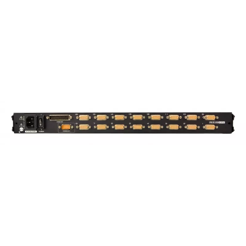 ATEN CL5716M stovo konsolė 43,2 cm (17 colių) 1280 x 1024 pikselių Metalas, Plastikas Juoda 1U