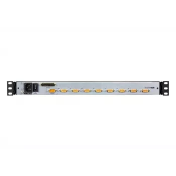 ATEN CL5808N stovo pultas 48,3 cm (19 colių) 1280 x 1024 pikseliai Metalas, Plastikas Juodas 1U