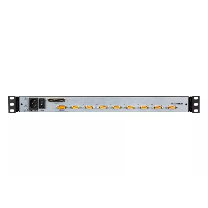 ATEN CL5808N stovo pultas 48,3 cm (19 colių) 1280 x 1024 pikseliai Metalas, Plastikas Juodas 1U