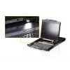 ATEN CL5808N stovo pultas 48,3 cm (19 colių) 1280 x 1024 pikseliai Metalas, Plastikas Juodas 1U