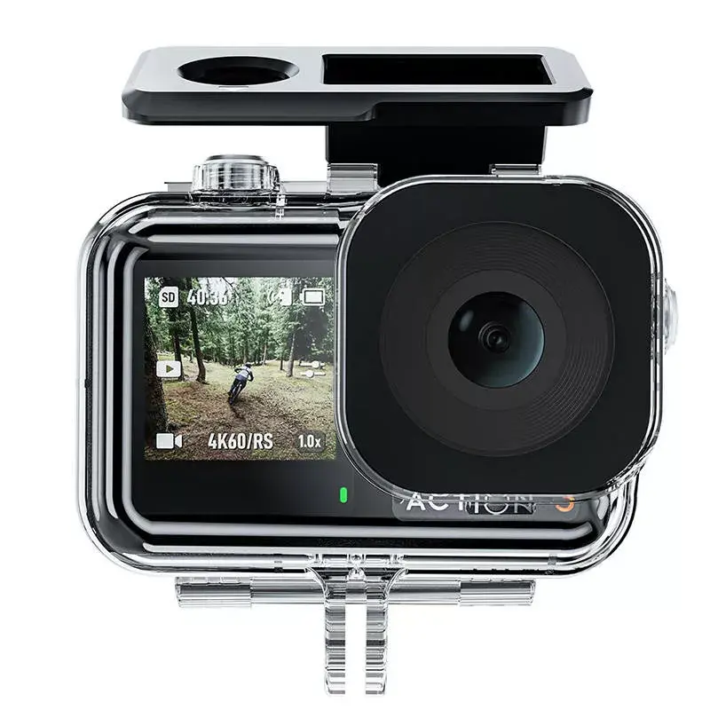 Telesin vandeniui atsparus dėklas, skirtas DJI Action 3 – apsauginis korpusas Action3 kamerai