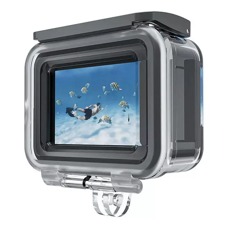 Apsauginio dėklo rinkinys Telesin, skirtas GoPro Hero 12/11/10/9 – kietas korpusas ir silikoninis užvalkalas