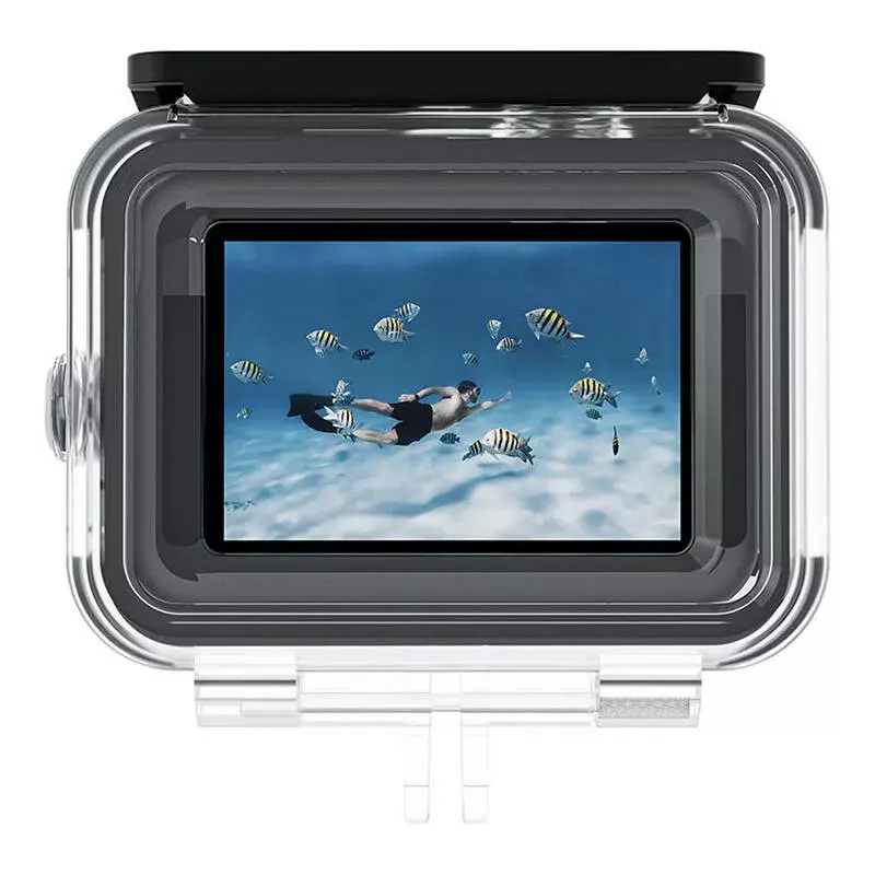 Apsauginio dėklo rinkinys Telesin, skirtas GoPro Hero 12/11/10/9 – kietas korpusas ir silikoninis užvalkalas