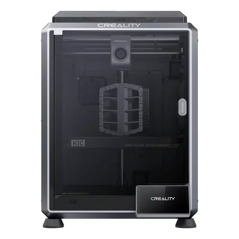 3D spausdintuvas Creality K1C FDM Wi‑Fi — PLA/ABS/ASA/PETG/TPU, sluoksnis 0,1–0,35 mm, 4,3 col. jutiklinis ekranas, 100–240V