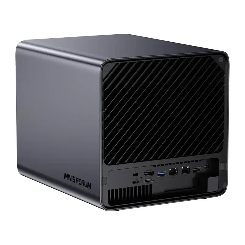 Mini PC Minis Forum NAS N5 AMD Ryzen 7 H255, 16GB RAM, 128GB OS saugykla