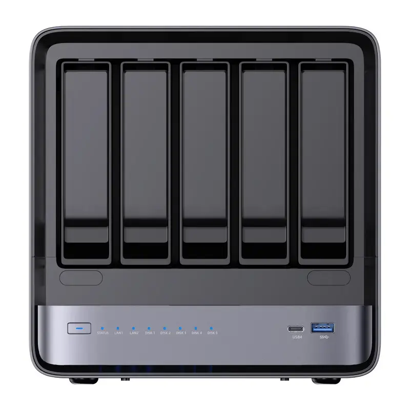Mini PC Minis Forum NAS N5 AMD Ryzen 7 H255, 16GB RAM, 128GB OS saugykla