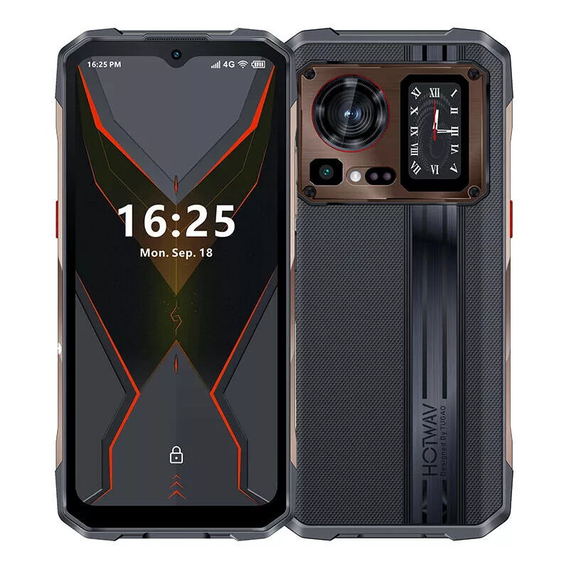 Išmanusis telefonas HOTWAV Cyber 15 - 6,6'' 12+12/256GB Rudas