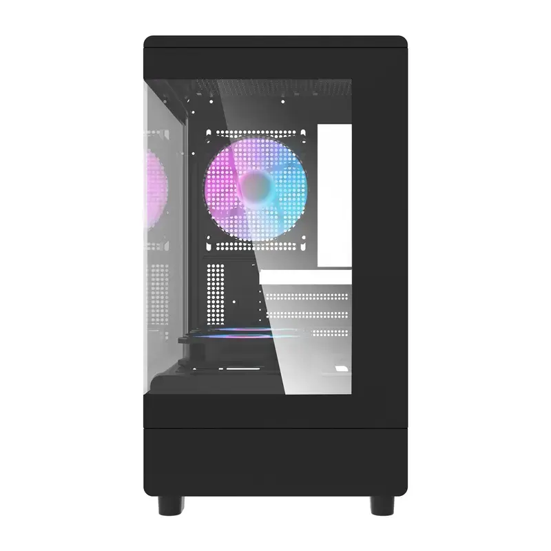 Kompiuterio korpusas DarkFlash DB330M Juoda v2 su trimis iš anksto sumontuotais ventiliatoriais