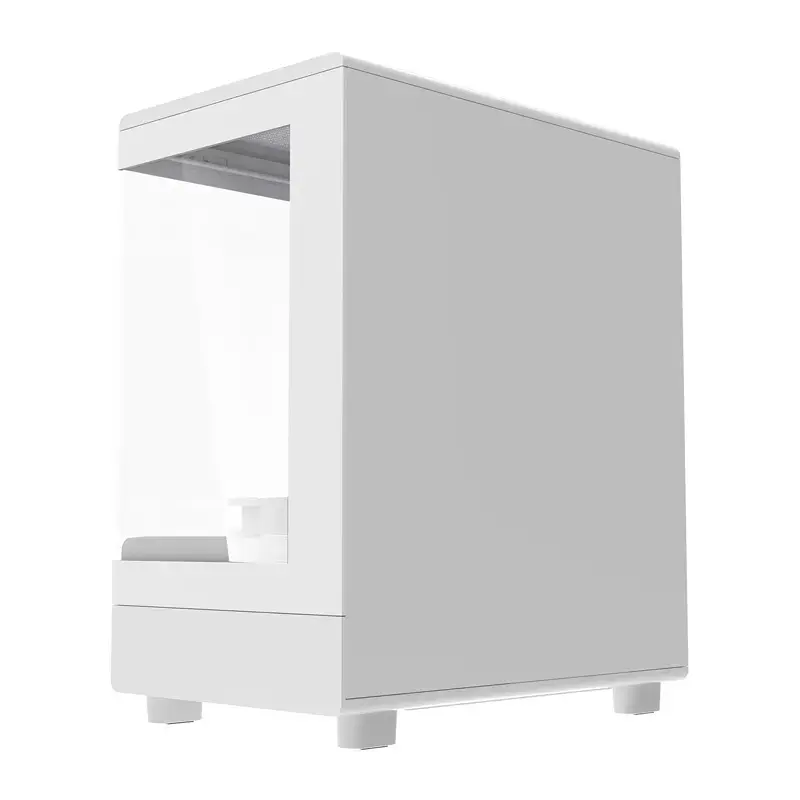 Darkflash kompiuterio korpusas DB330M White v2 su trimis iš anksto įmontuotais ventiliatoriais, palaiko micro-ATX/mATX