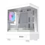 Darkflash kompiuterio korpusas DB330M White v2 su trimis iš anksto įmontuotais ventiliatoriais, palaiko micro-ATX/mATX