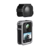 Metalinis apsauginis gaubtas Telesin, skirtas DJI Osmo 360 – lengvas metalinis rėmas, tvirtinimo taškai
