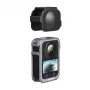 Metalinis apsauginis gaubtas Telesin, skirtas DJI Osmo 360 – lengvas metalinis rėmas, tvirtinimo taškai
