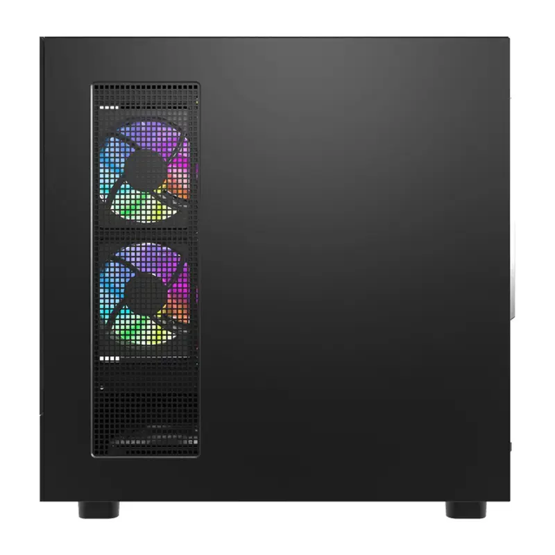 Kompiuterio korpusas DarkFlash DS950V su priekiniu ekranu (juodas) ir 6 iš anksto sumontuotais ventiliatoriais