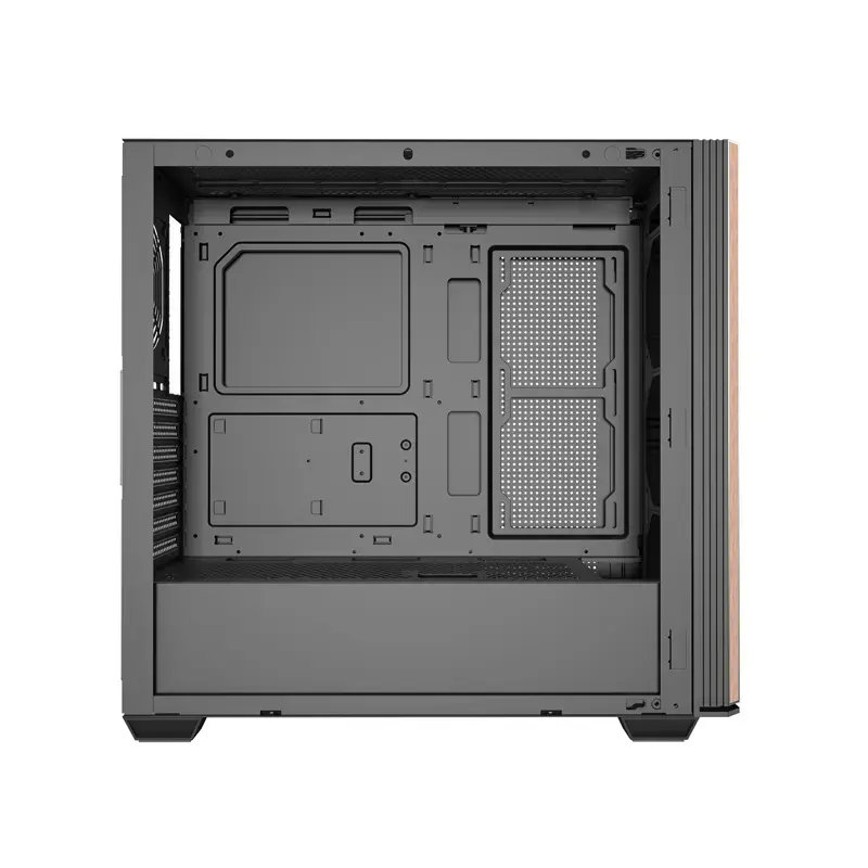 ATX kompiuterio korpusas Darkflash DS900WS — vidutinio bokšto, be ventiliatorių, juodas