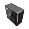 ATX kompiuterio korpusas Darkflash DS900WS — vidutinio bokšto, be ventiliatorių, juodas