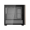 ATX kompiuterio korpusas Darkflash DS900WS — vidutinio bokšto, be ventiliatorių, juodas