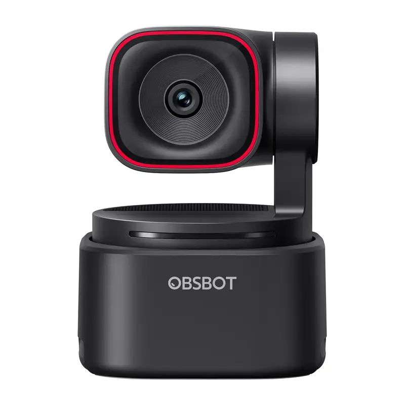 Internetinė kamera Obsbot Tiny 3 Lite su nuotolinio valdymo pulteliu ir įmontuotu mikrofonu